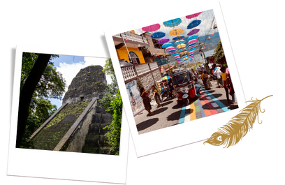 Deux polaroid du Guatemala